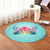 Hawaiian Tropical Strelitzia Hibiscus Plumeria Centre Round Carpet - AH - Polynesian Pride