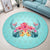 Hawaiian Tropical Strelitzia Hibiscus Plumeria Centre Round Carpet - AH - Polynesian Pride