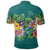 Hawaiian Tropical Strelitzia Plumeria Orchids Hibiscus Polynesian Polo Shirt - Polynesian Pride