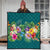 Hawaiian Tropical Strelitzia Plumeria Orchids Hibiscus Polynesian Premium Quilts - AH - Polynesian Pride