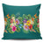 Hawaiian Tropical Strelitzia Plumeria Orchids Hibiscus Polynesian Pillow Covers - AH Pillow Covers Black - Polynesian Pride