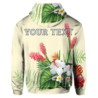 Custom Hawaiian Tropical Wonderful Hibiscus Plumeria Strelitzia Hoodie - Polynesian Pride
