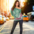 Hawaiian Turtle And Colorful Hibiscus Polynesian Women's Off Shoulder Sweater - AH - Polynesian Pride