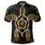 Hawaiian Turtle and Hibiscus Polynesian Polo Shirt Gold - Polynesian Pride