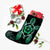 Hawaiian Turtle And Hibiscus Polynesian Christmas Stocking Green - AH - Polynesian Pride