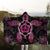 Hawaiian Turtle And Hibiscus Polynesian Hooded Blanket Pink - AH - Polynesian Pride