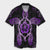 Hawaiian Turtle And Hibiscus Polynesian Hawaiian Shirt Violet - AH Unisex Black - Polynesian Pride