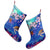 Hawaiian Turtle And Plumeria Pattern Polynesian Christmas Stocking - AH - Polynesian Pride