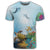 Hawaiian Turtle Dolphin In The Ocean Polynesian T Shirt AH - Polynesian Pride