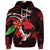 Custom Hawaiian Turtle Hibiscus and Plumeria Flower Polynesian Hoodie - Polynesian Pride