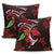 Hawaiian Turtle Hibiscus And Plumeria Flower Polynesian Pillow Covers - AH - Polynesian Pride