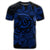 Hawaiian Turtle Hibiscus Plumeria Kanaka Polynesian T Shirt Blue Soft Style AH - Polynesian Pride