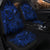 Hawaiian Turtle Hibiscus Plumeria Kanaka Polynesian Car Seat Covers Blue - Soft Style - AH - Polynesian Pride