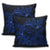 Hawaiian Turtle Hibiscus Plumeria Kanaka Polynesian Pillow Covers Blue - Soft Style - AH - Polynesian Pride