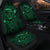 Hawaiian Turtle Hibiscus Plumeria Kanaka Polynesian Car Seat Covers Green - Soft Style - AH - Polynesian Pride