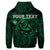 Custom Hawaiian Turtle Hibiscus Plumeria Kanaka Polynesian Hoodie Green Soft Style - Polynesian Pride