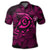 Hawaiian Turtle Hibiscus Plumeria Kanaka Polynesian Polo Shirt Pink Soft Style - Polynesian Pride