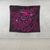 Hawaiian Turtle Hibiscus Plumeria Kanaka Polynesian Tapestry Pink - Soft Style - AH - Polynesian Pride