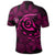 Hawaiian Turtle Hibiscus Plumeria Kanaka Polynesian Polo Shirt Pink Soft Style - Polynesian Pride