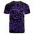 Hawaiian Turtle Hibiscus Plumeria Kanaka Polynesian T Shirt Purple Soft Style AH - Polynesian Pride