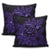 Hawaiian Turtle Hibiscus Plumeria Kanaka Polynesian Pillow Covers Purple - Soft Style - AH - Polynesian Pride