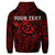 Custom Hawaiian Turtle Hibiscus Plumeria Kanaka Polynesian Hoodie Red Soft Style - Polynesian Pride