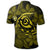 Hawaiian Turtle Hibiscus Plumeria Kanaka Polynesian Polo Shirt Yellow Soft Style - Polynesian Pride