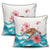 Hawaiian Turtle Hibiscus Waves Polynesian Pillow Covers - AH - Polynesian Pride