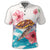 Hawaiian Turtle Hibiscus Waves Polynesian Polo Shirt - Polynesian Pride