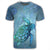 Hawaiian Turtle In The Sea Bubble Polynesian T Shirt AH - Polynesian Pride