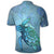 Hawaiian Turtle In The Sea Bubble Polynesian Polo Shirt - Polynesian Pride