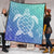 Hawaiian Turtle In The Sea Polynesian Premium Quilts - AH - Polynesian Pride