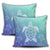 Hawaiian Turtle In The Sea Polynesian Pillow Covers - AH - Polynesian Pride