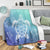 Hawaiian Turtle In The Sea Polynesian Premium Blankets - AH - Polynesian Pride