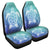 Hawaiian Turtle In The Sea Polynesian Car Seat Covers - AH Universal Fit Black - Polynesian Pride