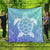 Hawaiian Turtle In The Sea Polynesian Premium Quilts - AH Black - Polynesian Pride