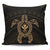 Hawaiian Turtle Kanaka Polynesian Pillow Covers - Gold - AH Pillow Covers Black - Polynesian Pride