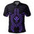 Hawaiian Turtle Kanaka Polynesian Polo Shirt Purple - Polynesian Pride