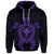 Custom Hawaiian Turtle Kanaka Polynesian Hoodie Purple - Polynesian Pride