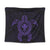 Hawaiian Turtle Kanaka Polynesian Tapestry - Purple - AH Wall Tapestry Black - Polynesian Pride