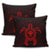 Hawaiian Turtle Kanaka Polynesian Pillow Covers - Red - AH - Polynesian Pride