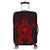 Hawaiian Turtle Kanaka Polynesian Luggage Covers - Red - AH Black - Polynesian Pride