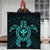 Hawaiian Turtle Kanaka Polynesian Premium Quilts - Turquoise - AH - Polynesian Pride