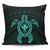 Hawaiian Turtle Kanaka Polynesian Pillow Covers - Turquoise - AH Pillow Covers Black - Polynesian Pride