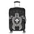 Hawaiian Turtle Kanaka Polynesian Luggage Covers - White - AH Black - Polynesian Pride