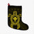 Hawaiian Turtle Kanaka Polynesian Christmas Stocking - Yellow - AH Christmas Stocking 26 X 42 cm Black - Polynesian Pride