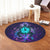 Hawaiian Turtle Mystery Polynesian Round Carpet - AH - Polynesian Pride