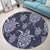 Hawaiian Turtle Pattern Wonderfull Round Carpet - AH - Polynesian Pride