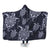 Hawaiian Turtle Pattern Wonderfull Hooded Blanket - AH Hooded Blanket White - Polynesian Pride