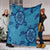 Hawaiian Turtle Plumeria Premium Blankets - AH - Polynesian Pride